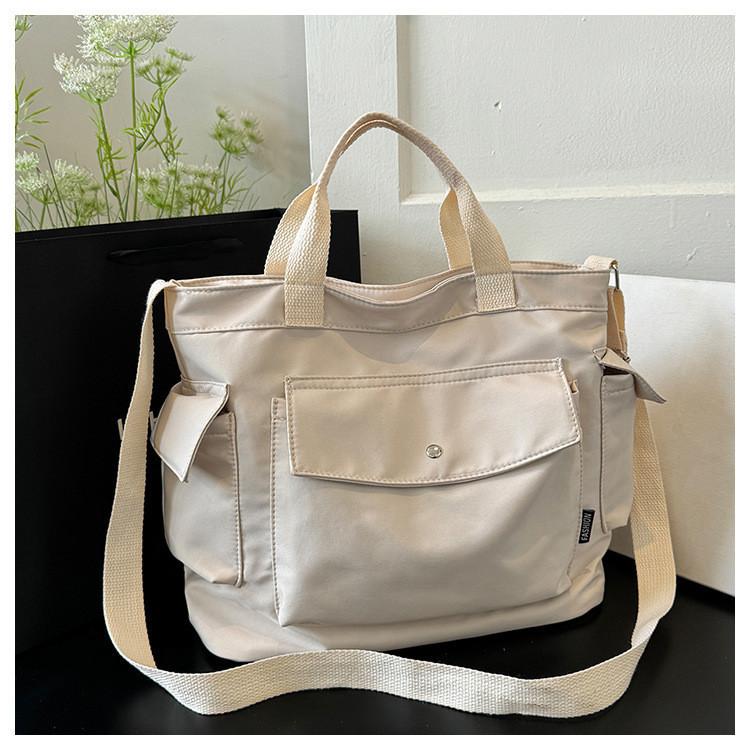 Stylish Korean-inspired Large Capacity Canvas Tote Bag For Students And Daily Use OffWhite
Stylish Korean-inspired Large Capacity Canvas Tote Bag For Students And Daily Use OffWhite