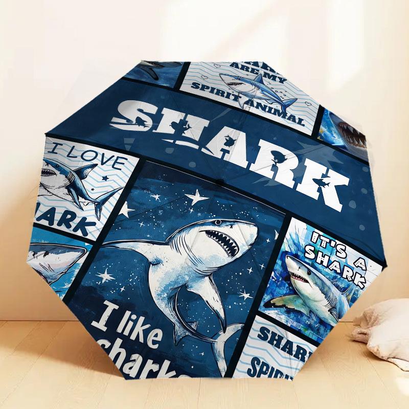 1pc Shark Spirit Animal Pattern Umbrella Design Automatic Opening and Closing Umbrella, High-quality Travel Umbrella, c1128062
1pc Shark Spirit Animal Pattern Umbrella Design Automatic Opening and Closing Umbrella, High-quality Travel Umbrella, c1128062