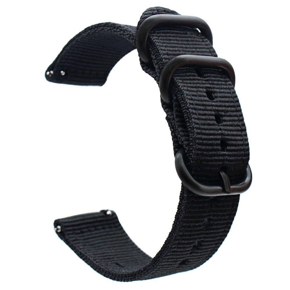 20mm Nylon Watch Band Strap 20mm for Samsung Galaxy Watch4 Classic 46mm 42mm/Watch4 44mm 40mm/Watch Active 2/Huawei Watch GT 42mm Black
20mm Nylon Watch Band Strap 20mm for Samsung Galaxy Watch4 Classic 46mm 42mm/Watch4 44mm 40mm/Watch Active 2/Huawei Watch GT 42mm Black