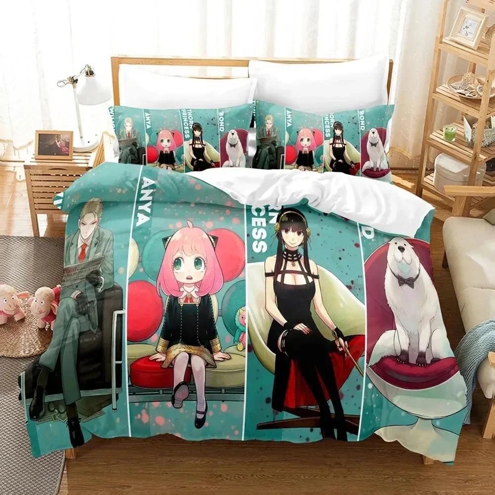 Spy x Family Duvet Cover 3D Exquisite Girl Anya Digital Printing Bedding Set Comforter Bed Youth Home Decor Kids Girls Gift 135x200cm
Spy x Family Duvet Cover 3D Exquisite Girl Anya Digital Printing Bedding Set Comforter Bed Youth Home Decor Kids Girls Gift 135x200cm