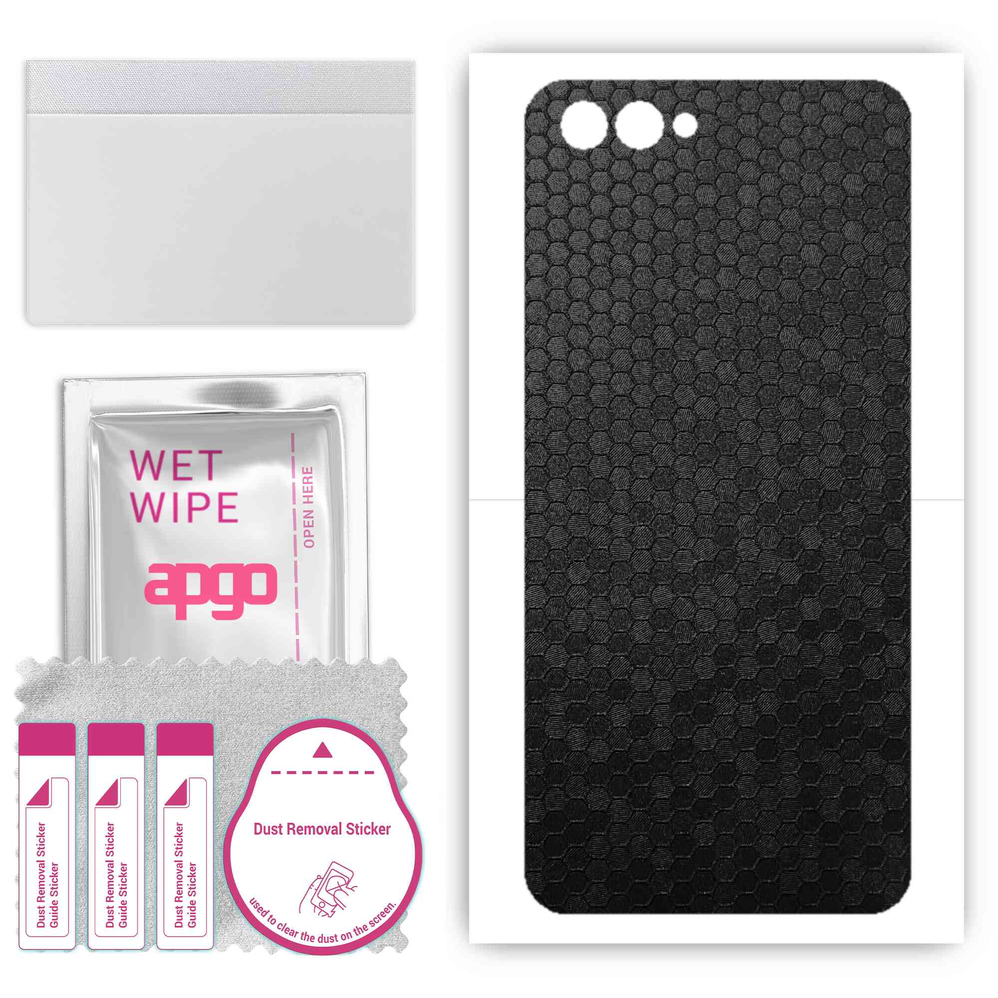 apgo Protective Skin Sticker for the back compatible with Honor View 10 Honor V10 , Wrap Film, Foil, Vinyl - Pattern Black Honeycomb
apgo Protective Skin Sticker for the back compatible with Honor View 10 Honor V10 , Wrap Film, Foil, Vinyl - Pattern Black Honeycomb