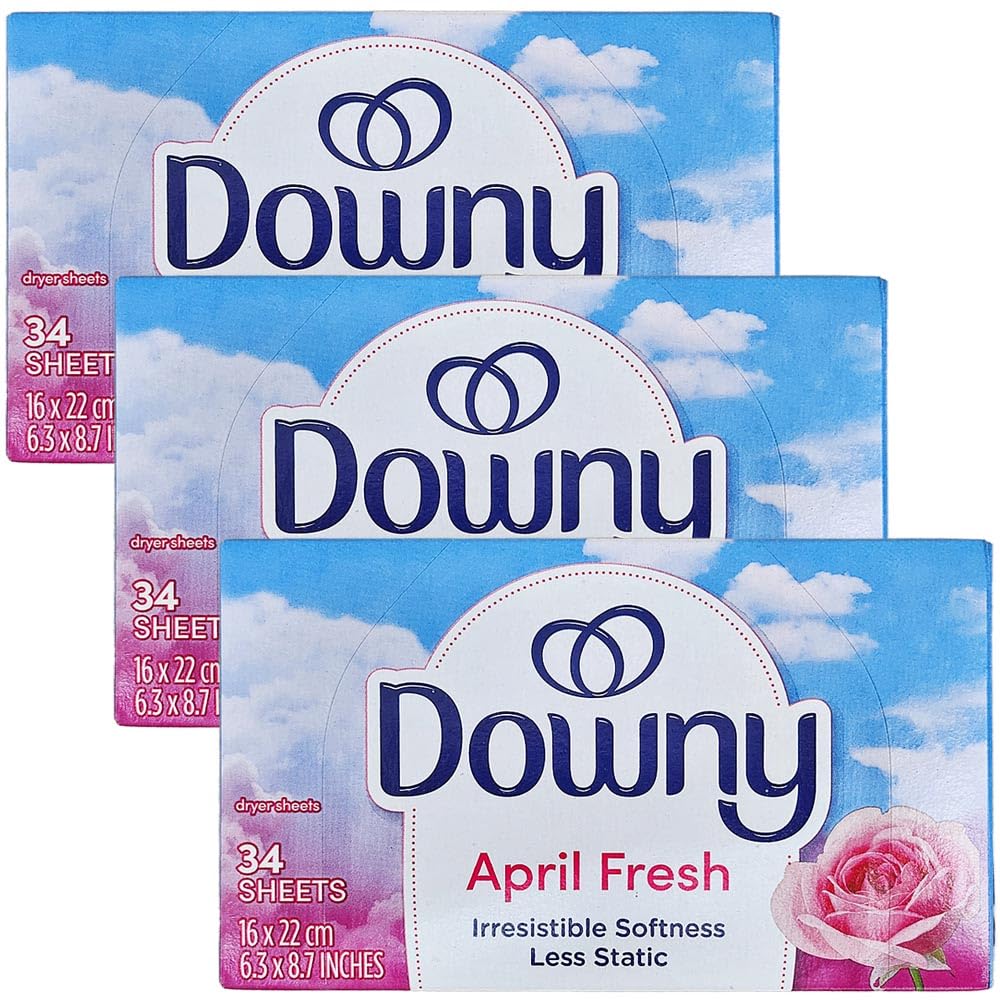 Downy Sheets April Fresh 34 sheets x 3 boxes Dryer fabric softener
Downy Sheets April Fresh 34 sheets x 3 boxes Dryer fabric softener