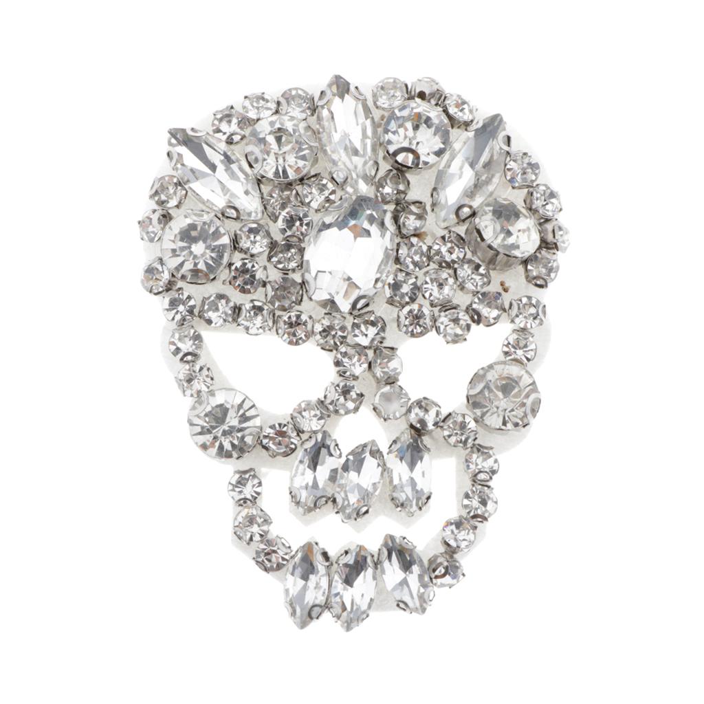 Iron/Sew On Skull Patch Rhinestones Applique Clothing Purse Jeans Decor білий
Iron/Sew On Skull Patch Rhinestones Applique Clothing Purse Jeans Decor білий