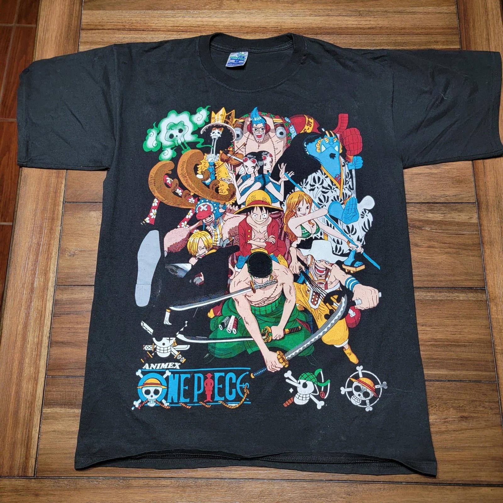 Animex One Piece Black Unisex Tee (Thessh) - Size OS (Medium) 3XL
Animex One Piece Black Unisex Tee (Thessh) - Size OS (Medium) 3XL