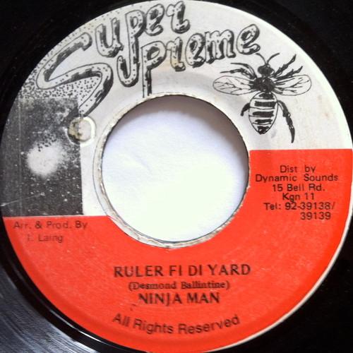 7inch Record NINJAMAN - Ruler Fi Di Yard NONE Super Supreme Jamaica Reggae, Ska & Dub Used
7inch Record NINJAMAN - Ruler Fi Di Yard NONE Super Supreme Jamaica Reggae, Ska & Dub Used