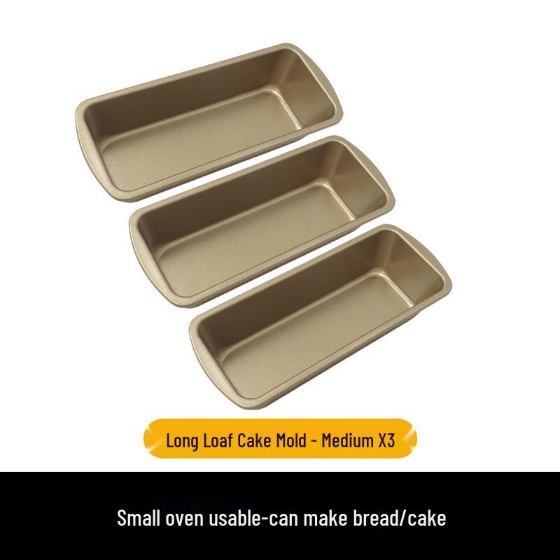 Zhaoran 3-Piece Non-stick Carbon Steel Long Toast Bread Molds
Zhaoran 3-Piece Non-stick Carbon Steel Long Toast Bread Molds