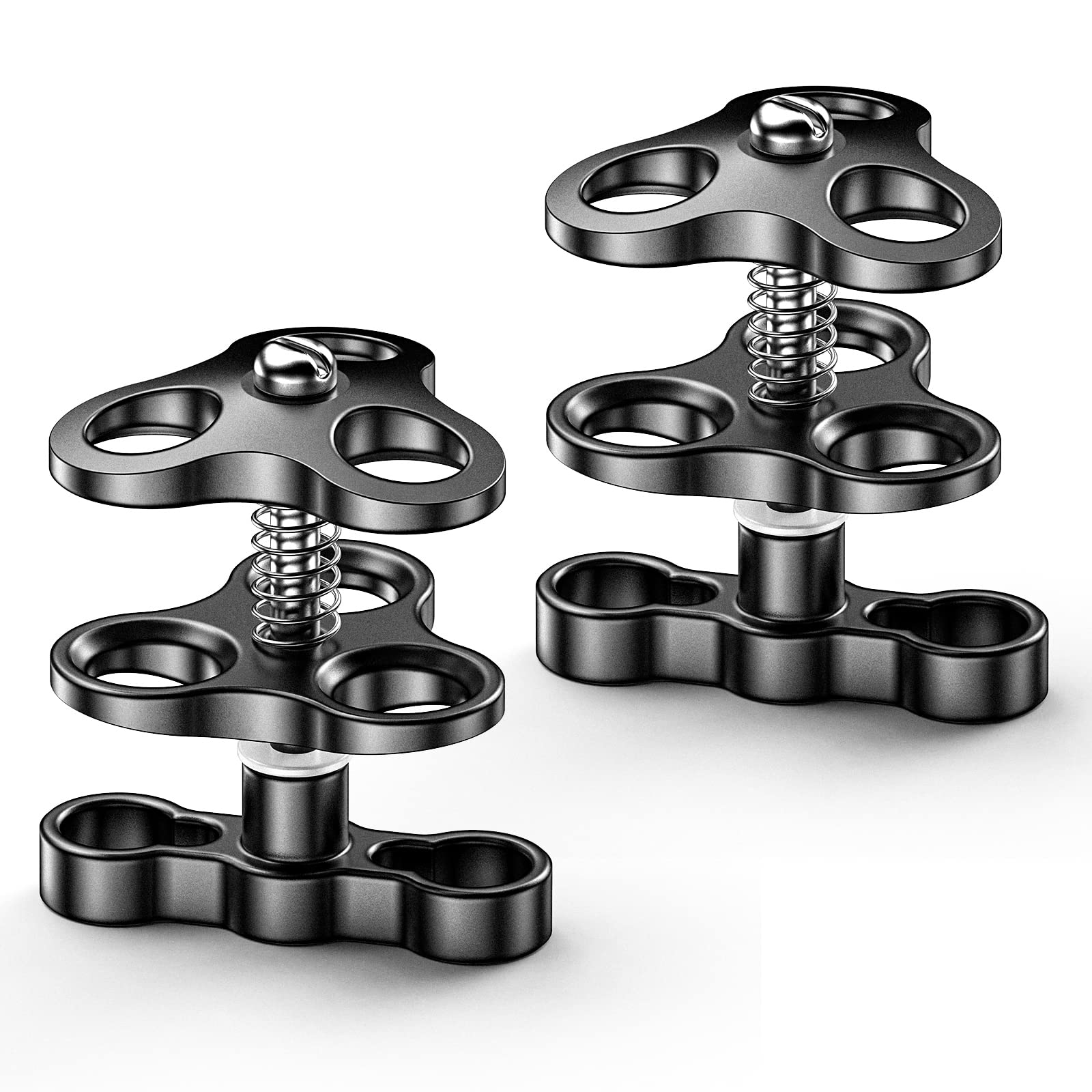Seafrogs Aluminum Ball Clamp Mount Black Standard Underwater Ball Clamp Mount 360 Degree Clip Adapter Bracket Holder for Underwater Diving Light Arm
Seafrogs Aluminum Ball Clamp Mount Black Standard Underwater Ball Clamp Mount 360 Degree Clip Adapter Bracket Holder for Underwater Diving Light Arm
