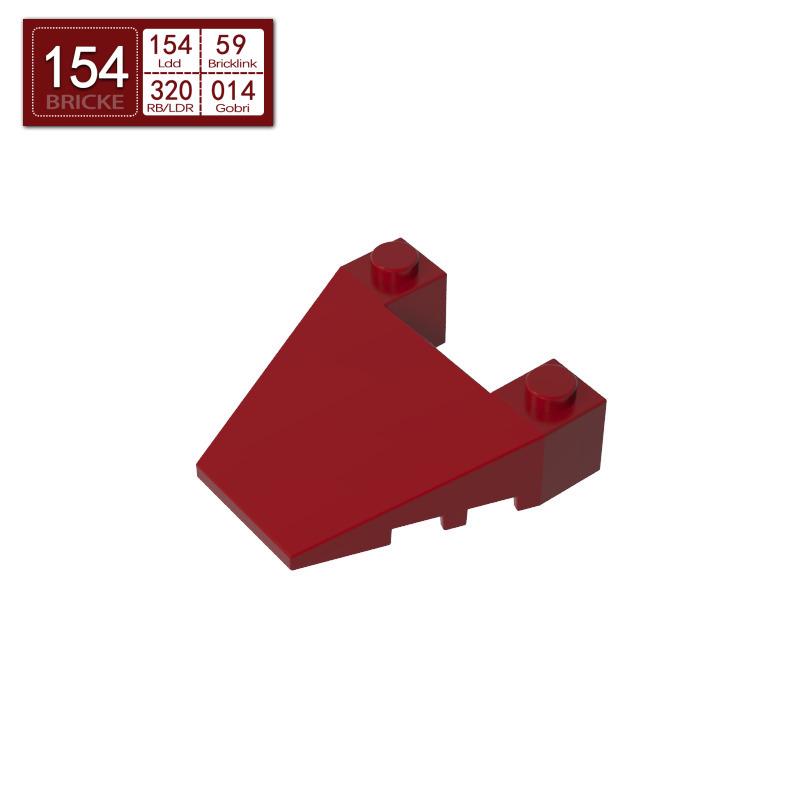 BRICKE Zhuan Ke 93348 Compatible 4x4 Sloped Wedge Building Block MOC Spare Parts 50g (~20pcs) колір хурми/червоний
BRICKE Zhuan Ke 93348 Compatible 4x4 Sloped Wedge Building Block MOC Spare Parts 50g (~20pcs) колір хурми/червоний