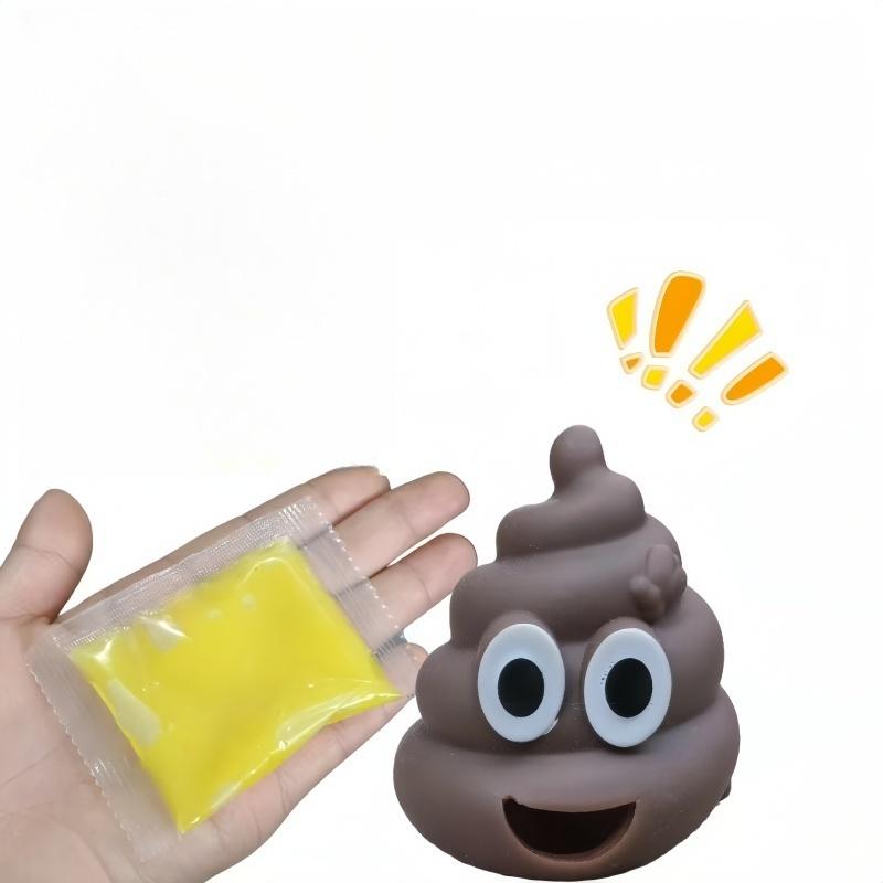 Kids Creative Sticky Vomit Stool Prank Squeeze Toy Vomit Egg Yolk Brother Relieve Stress Ball Decompression Funny Toy
Kids Creative Sticky Vomit Stool Prank Squeeze Toy Vomit Egg Yolk Brother Relieve Stress Ball Decompression Funny Toy