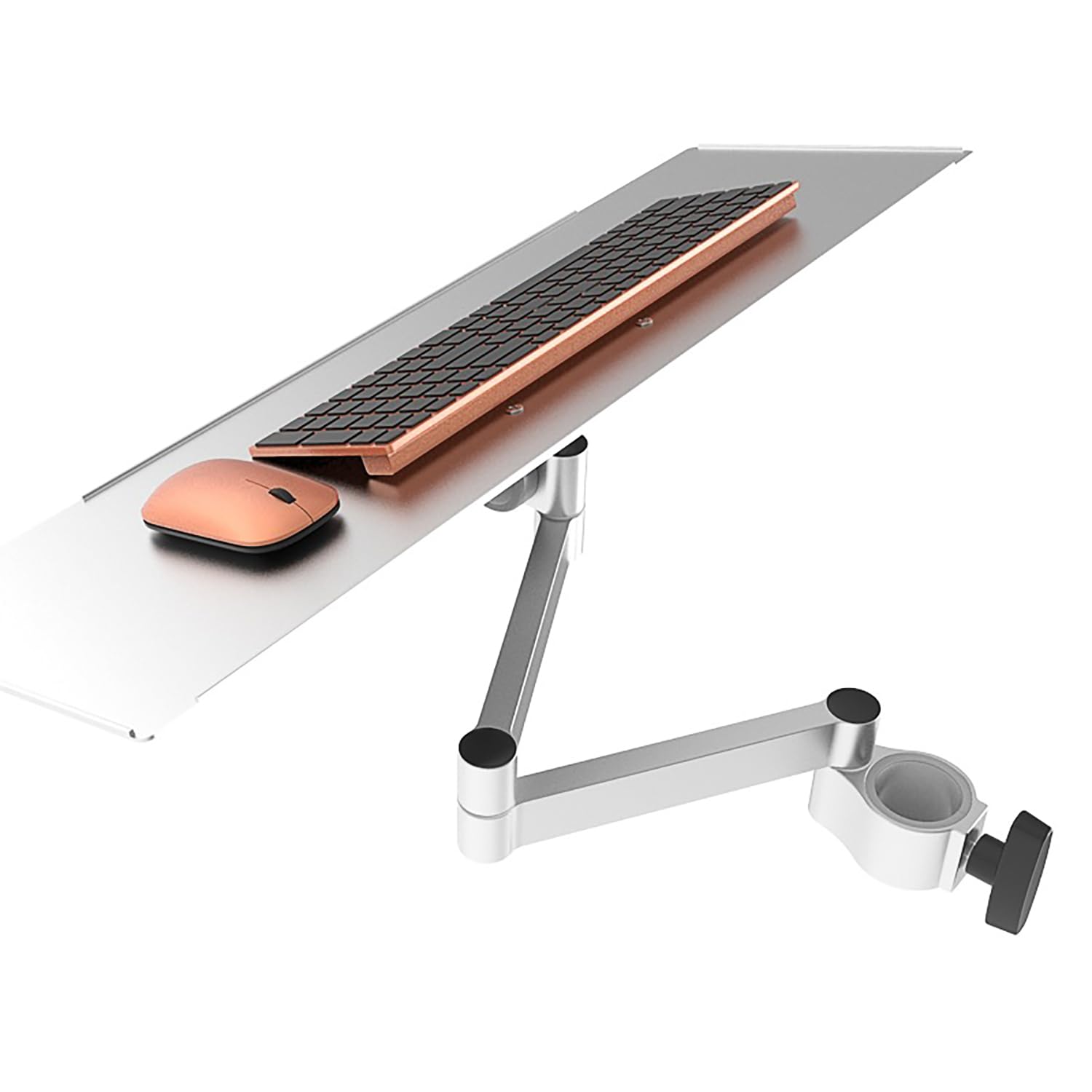 Keyboard Tray, Steel Tube Mount Keyboard Tray, 38mm Cylindrical Mount Aluminum Alloy Keyboard and Mouse Tray, Monitor Stand Arm Accessories Fencing
Keyboard Tray, Steel Tube Mount Keyboard Tray, 38mm Cylindrical Mount Aluminum Alloy Keyboard and Mouse Tray, Monitor Stand Arm Accessories Fencing