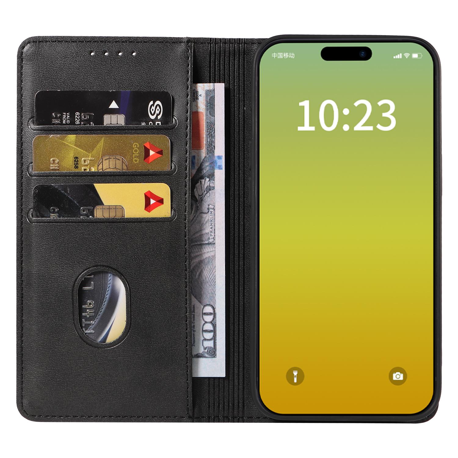For iPhone 15 Wallet Case WANLONFENG NW1 Series Magnetic Closure Calf Texture Leather Phone Cover Pink
For iPhone 15 Wallet Case WANLONFENG NW1 Series Magnetic Closure Calf Texture Leather Phone Cover Pink