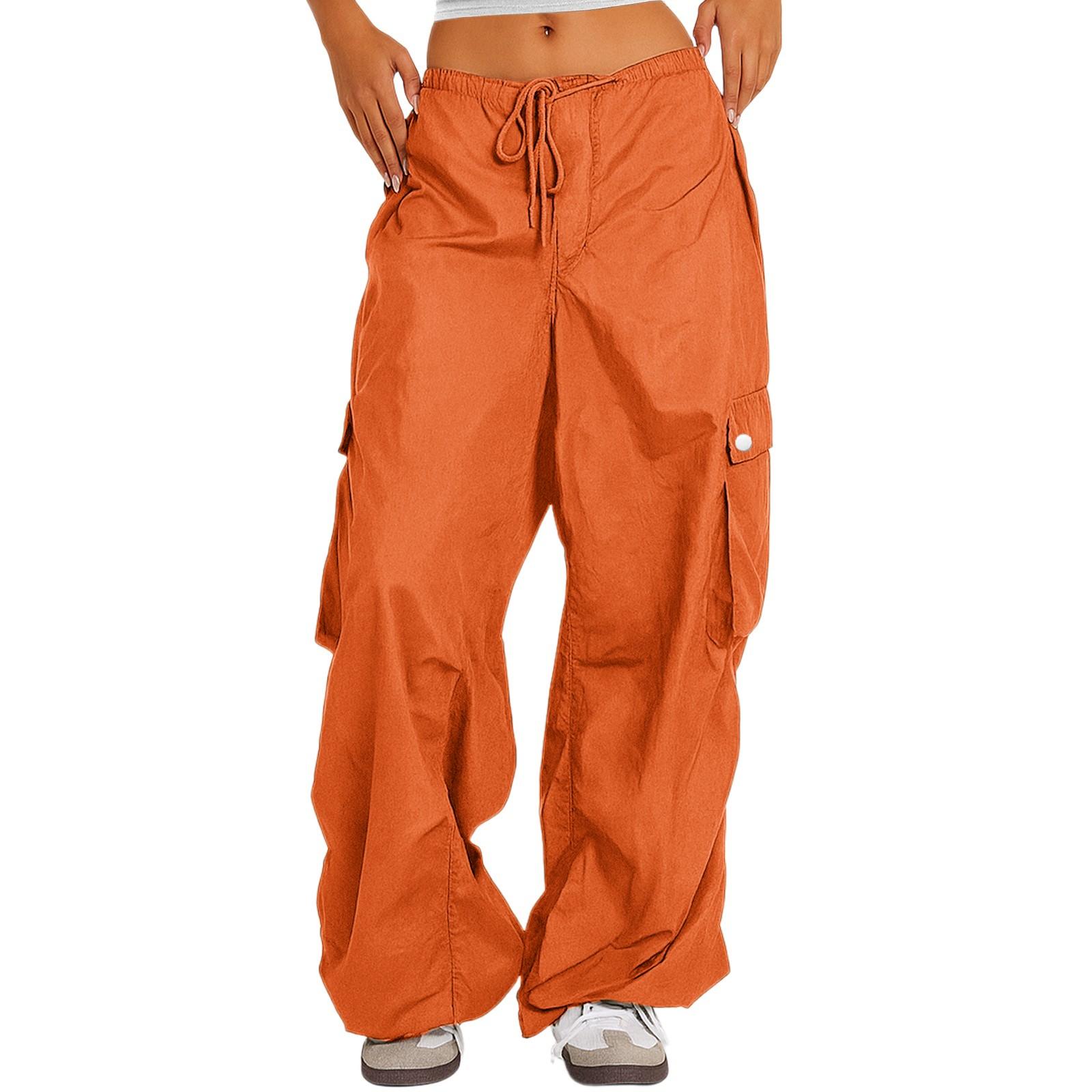 Women Loose Cargo Pants Hip Hop Sports Pants Drawstring Loose Wide Leg Casual Pants S помаранчевий
Women Loose Cargo Pants Hip Hop Sports Pants Drawstring Loose Wide Leg Casual Pants S помаранчевий