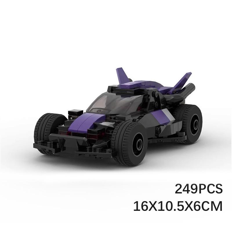 MOC Модель гоночного автомобиля 4x4, Совместима с Lego Speed Champions, Дизайн с 8 шипами.
MOC Модель гоночного автомобиля 4x4, Совместима с Lego Speed Champions, Дизайн с 8 шипами.