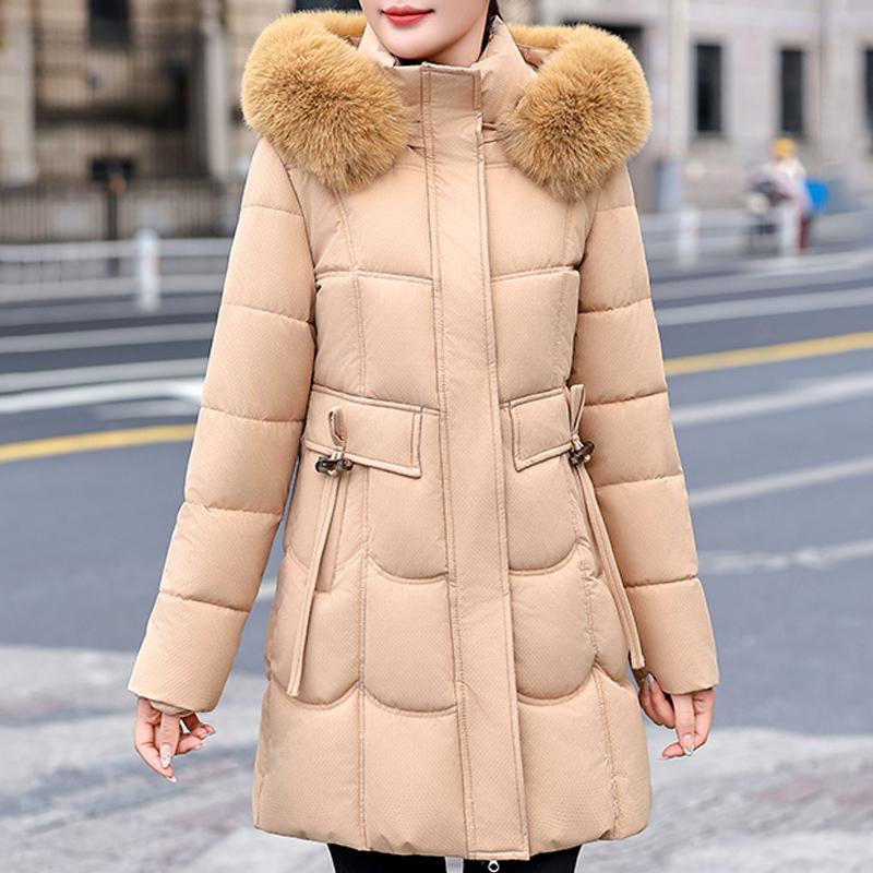 Модное женское теплое пальто Зимние длинные парки с капюшоном Воротник из искусственного меха Свободные Толстые Женские куртки 2XL хаки
Модное женское теплое пальто Зимние длинные парки с капюшоном Воротник из искусственного меха Свободные Толстые Женские куртки 2XL хаки