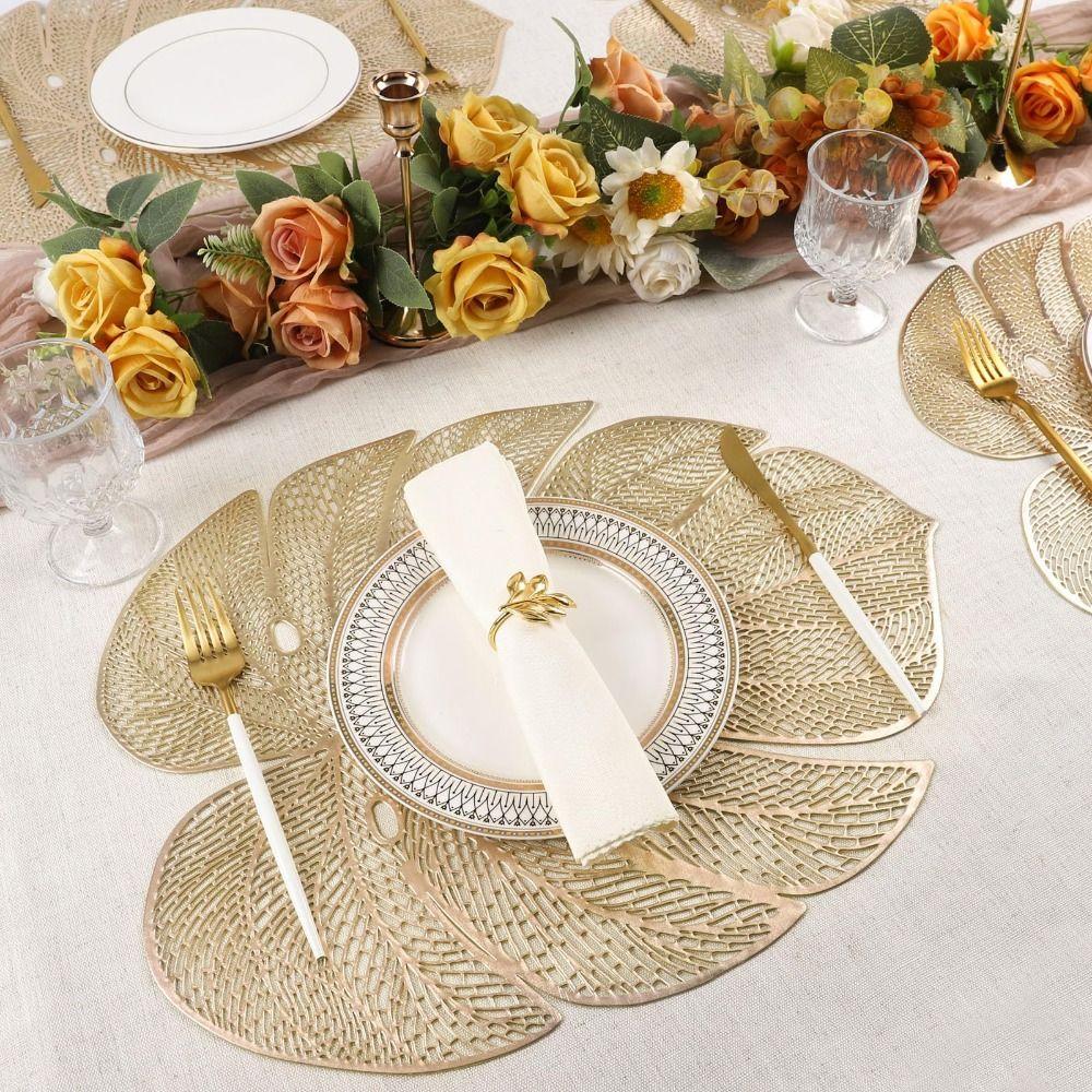 3pcs Anti Slip Table Mat Hollow Coaster Cup Pad Tableware Pad Wedding рожевий колір золота
3pcs Anti Slip Table Mat Hollow Coaster Cup Pad Tableware Pad Wedding рожевий колір золота