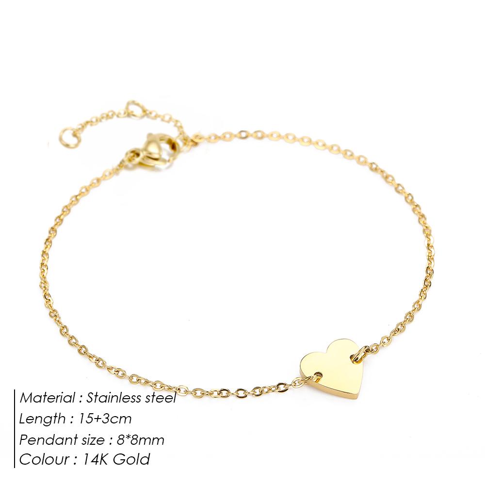 eManco Simple Initial Stainless Steel Bracelets for Women Heart Charm Bracelet Friendship Bracelet Jewellery
eManco Simple Initial Stainless Steel Bracelets for Women Heart Charm Bracelet Friendship Bracelet Jewellery