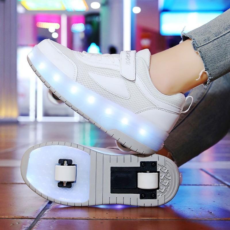Дышащие сетчатые кроссовки Runaway Shoes с двойными колесами для мальчиков и девочек, светящиеся кроссовки 28
Дышащие сетчатые кроссовки Runaway Shoes с двойными колесами для мальчиков и девочек, светящиеся кроссовки 28