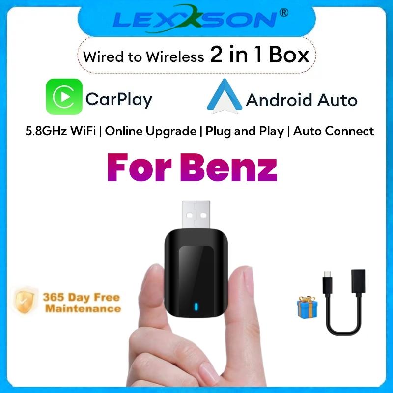 Wireless CarPlay Android Auto Wireless Adapter Plug & Play Smart Mini 2IN1 Box For Benz A C E S GLA GLB GLC 300 GLE GLS EQB EQC
Wireless CarPlay Android Auto Wireless Adapter Plug & Play Smart Mini 2IN1 Box For Benz A C E S GLA GLB GLC 300 GLE GLS EQB EQC