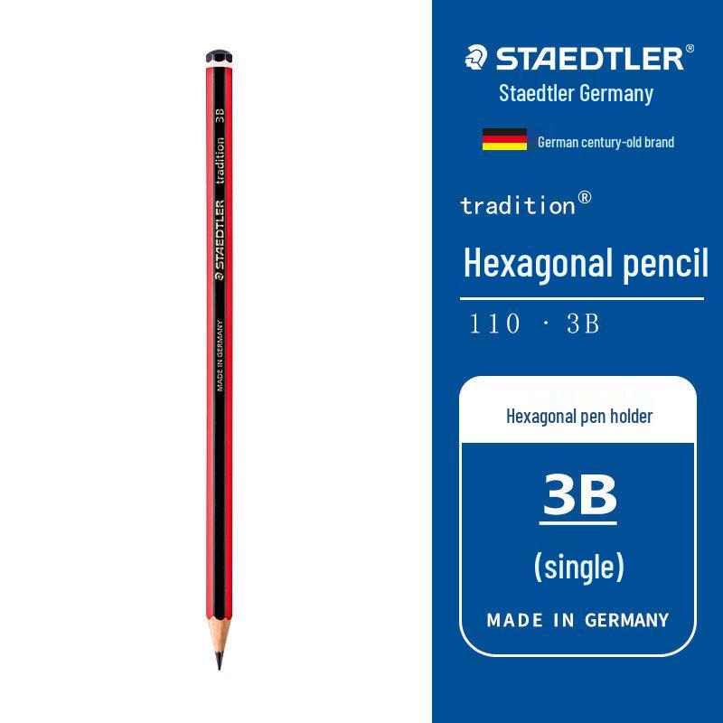STAEDTLER 110 Red & Black Barrel Wooden Pencils for Drafting, Painting, Sketching, Writing, 4H-6B Hardness Range 12 Shades Pencil Set
STAEDTLER 110 Red & Black Barrel Wooden Pencils for Drafting, Painting, Sketching, Writing, 4H-6B Hardness Range 12 Shades Pencil Set