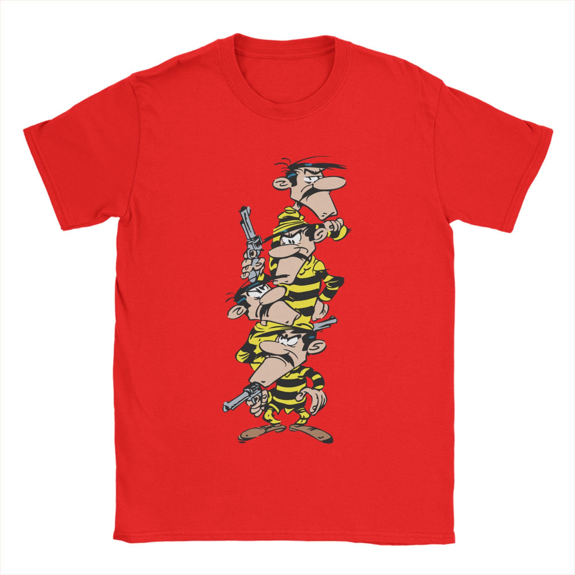 Lucky Luke Dalton Brothers T Shirt for Men 100 Cotton Leisure TShirt Crewneck Tee Shirt Short Sleeve Clothing Graphic Printed S
Lucky Luke Dalton Brothers T Shirt for Men 100 Cotton Leisure TShirt Crewneck Tee Shirt Short Sleeve Clothing Graphic Printed S