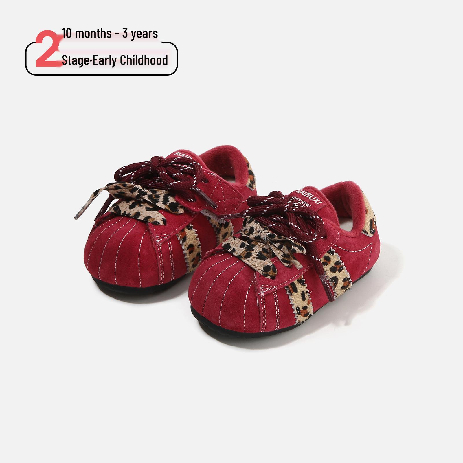 Winter Leopard Print Retro Toddler Shoes with Warm Velvet Factory Order: 120 pairs of Sizes 16-20 червоний
Winter Leopard Print Retro Toddler Shoes with Warm Velvet Factory Order: 120 pairs of Sizes 16-20 червоний
