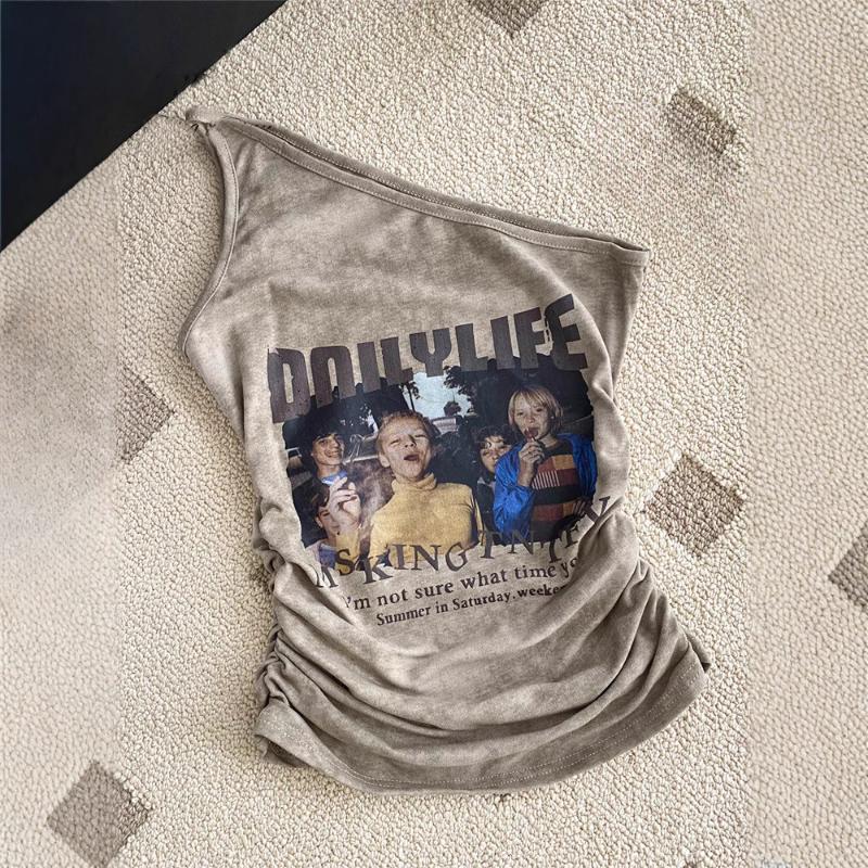 Женский топ на одно плечо с принтом букв в стиле Y2K, ретро, с вырезом «сердечко», трендовый, повседневный, с открытыми плечами Onesize хаки
Женский топ на одно плечо с принтом букв в стиле Y2K, ретро, с вырезом «сердечко», трендовый, повседневный, с открытыми плечами Onesize хаки