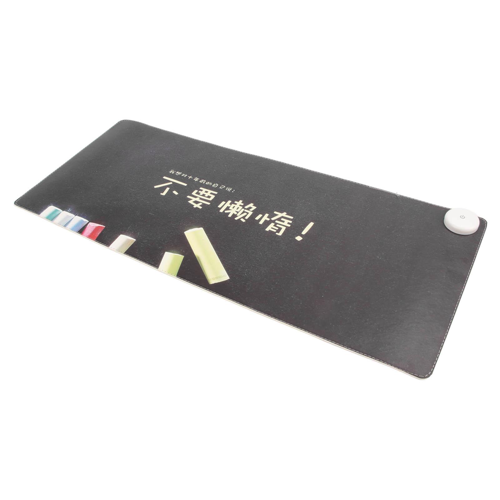 Теплый коврик для стола из водонепроницаемой искусственной кожи с 3 уровнями регулировки времени, подогреваемый коврик для мыши EU Plug
Теплый коврик для стола из водонепроницаемой искусственной кожи с 3 уровнями регулировки времени, подогреваемый коврик для мыши EU Plug