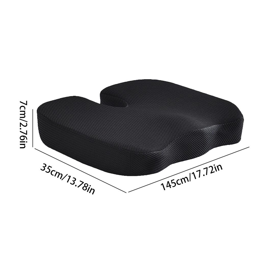 Gel Seat Cushion Non-Slip Ergonomic Butt Pillow Seat Cushion Comfortable Chair Pad Tailbone Posture Chair Cushion For Back black&Four Seasons
Gel Seat Cushion Non-Slip Ergonomic Butt Pillow Seat Cushion Comfortable Chair Pad Tailbone Posture Chair Cushion For Back black&Four Seasons