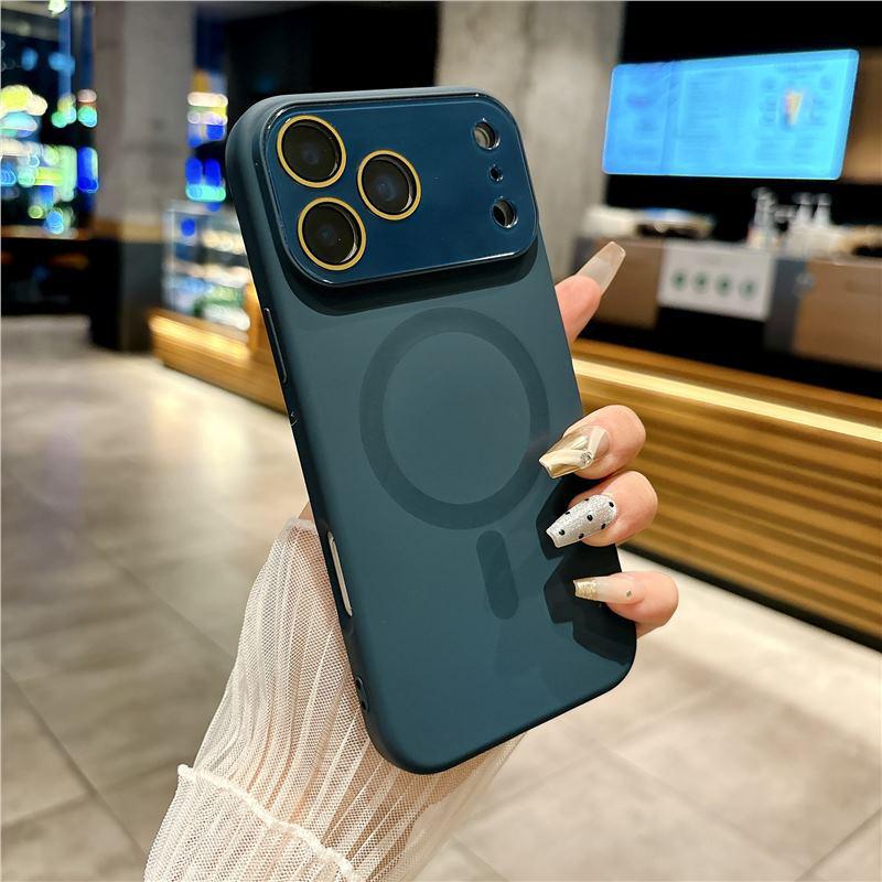 Magnetic Window iPhone 17 Case, Solid Color Liquid Skin Feel, Soft Drop-Proof Cover for Apple 16 Pro Max iPhone 16 Pro Max
Magnetic Window iPhone 17 Case, Solid Color Liquid Skin Feel, Soft Drop-Proof Cover for Apple 16 Pro Max iPhone 16 Pro Max