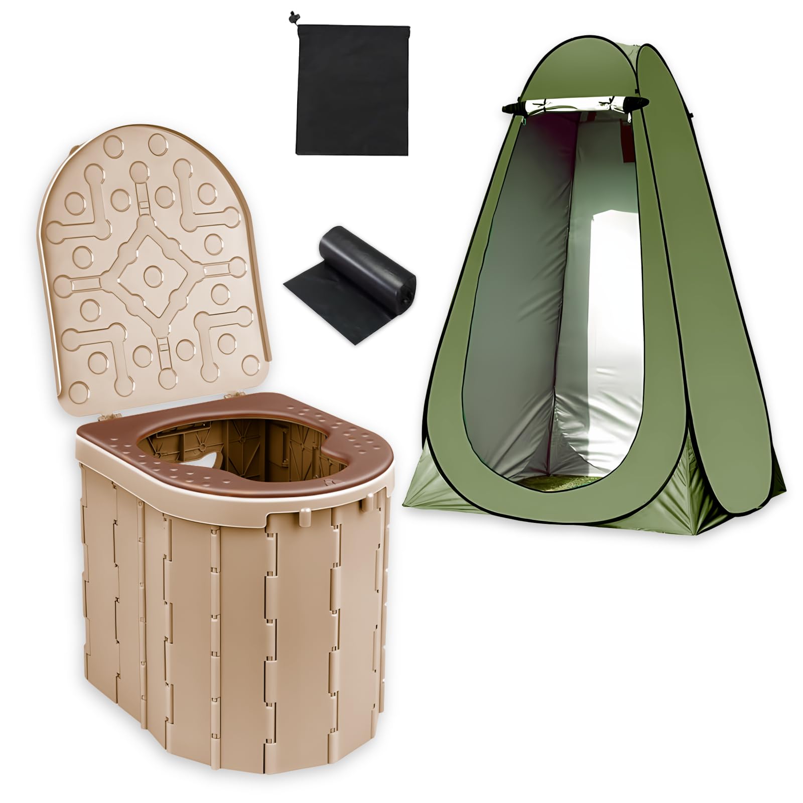 Casgee Portable Toilet Portable Toilet with Soft Disaster Prevention Heavy Duty Capacity Portable Toilet with 15 Garbage Emergency Toilet Storage
Casgee Portable Toilet Portable Toilet with Soft Disaster Prevention Heavy Duty Capacity Portable Toilet with 15 Garbage Emergency Toilet Storage