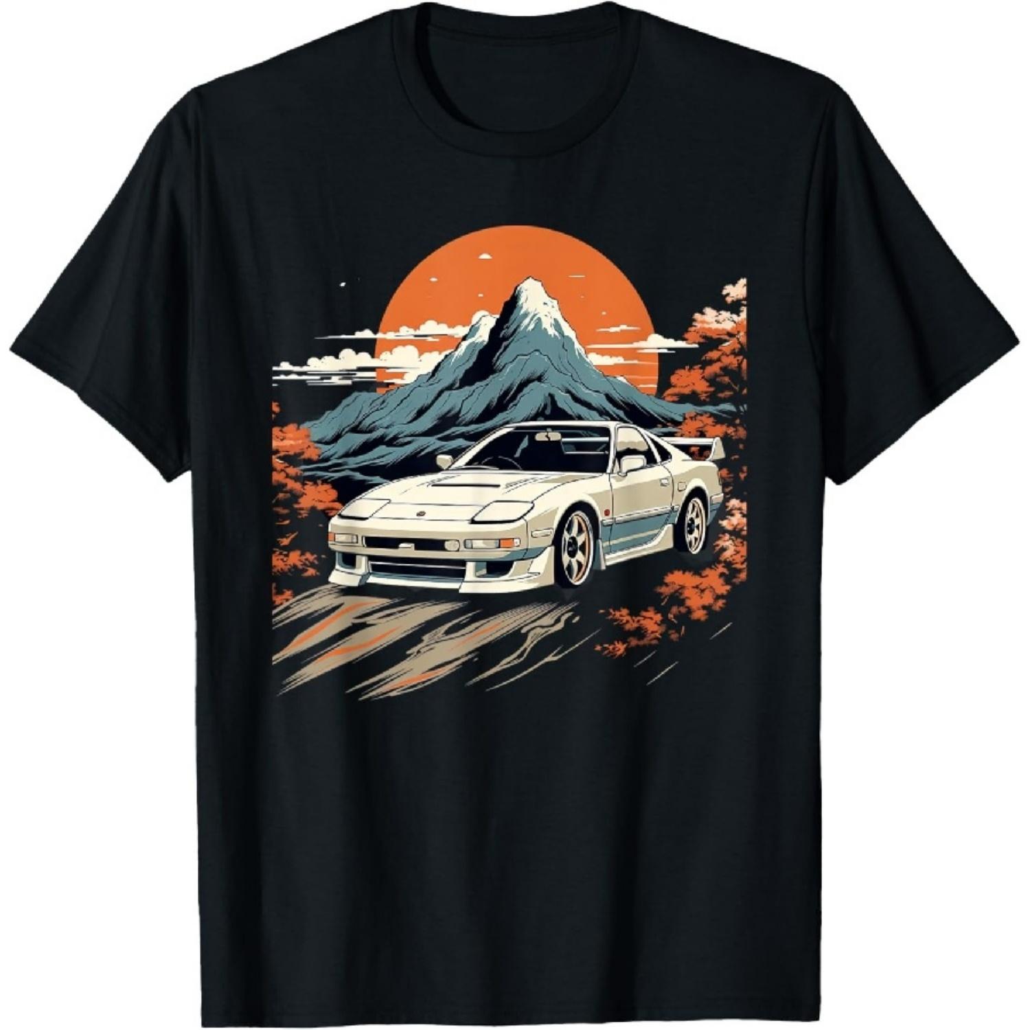 Retro Japanese Drift Car Racing Mount Fuji Sunset Scene T-Shirt XXXXXL чорний
Retro Japanese Drift Car Racing Mount Fuji Sunset Scene T-Shirt XXXXXL чорний