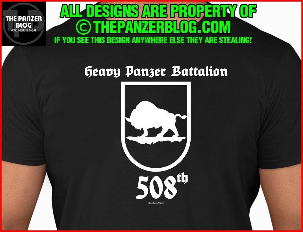 508th Heavy Panzer Battalion T-Shirt WWII German Tank Unisex T-Shirt XXL
508th Heavy Panzer Battalion T-Shirt WWII German Tank Unisex T-Shirt XXL