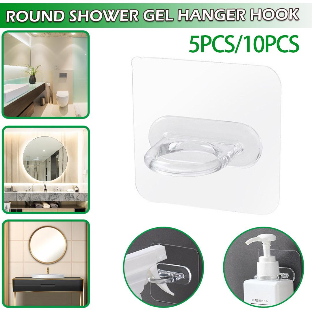 PDTO Подставка для бутылок с гелем для душа, кронштейн с крючком, настенный самоклеящийся держатель для ванной комнаты
PDTO Подставка для бутылок с гелем для душа, кронштейн с крючком, настенный самоклеящийся держатель для ванной комнаты