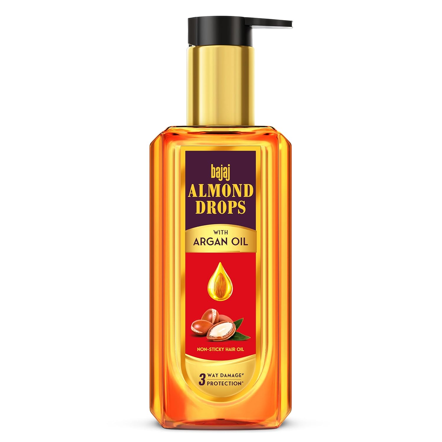 Bajaj Almond Drops Non Sticky Hair Oil With Almond And Argan Oil For Soft Shiny Hair 200ml
Bajaj Almond Drops Non Sticky Hair Oil With Almond And Argan Oil For Soft Shiny Hair 200ml