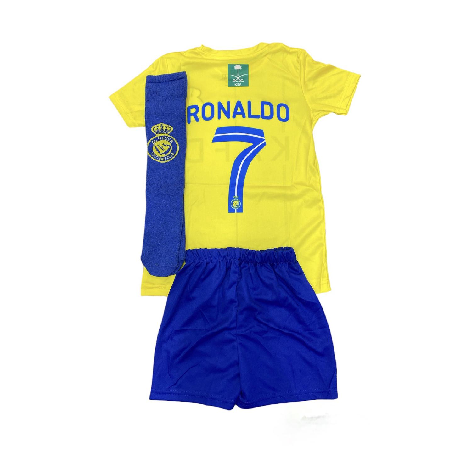 Трикотажные шорты детские Ronaldo Al Nassr
Трикотажные шорты детские Ronaldo Al Nassr