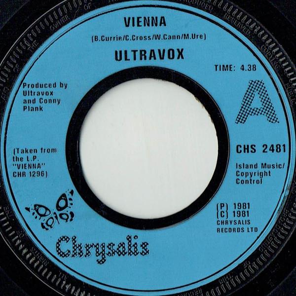 7inch Record ULTRAVOX - Vienna CHS2481 Chrysalis 1981 UK Dance & Electronica Used
7inch Record ULTRAVOX - Vienna CHS2481 Chrysalis 1981 UK Dance & Electronica Used