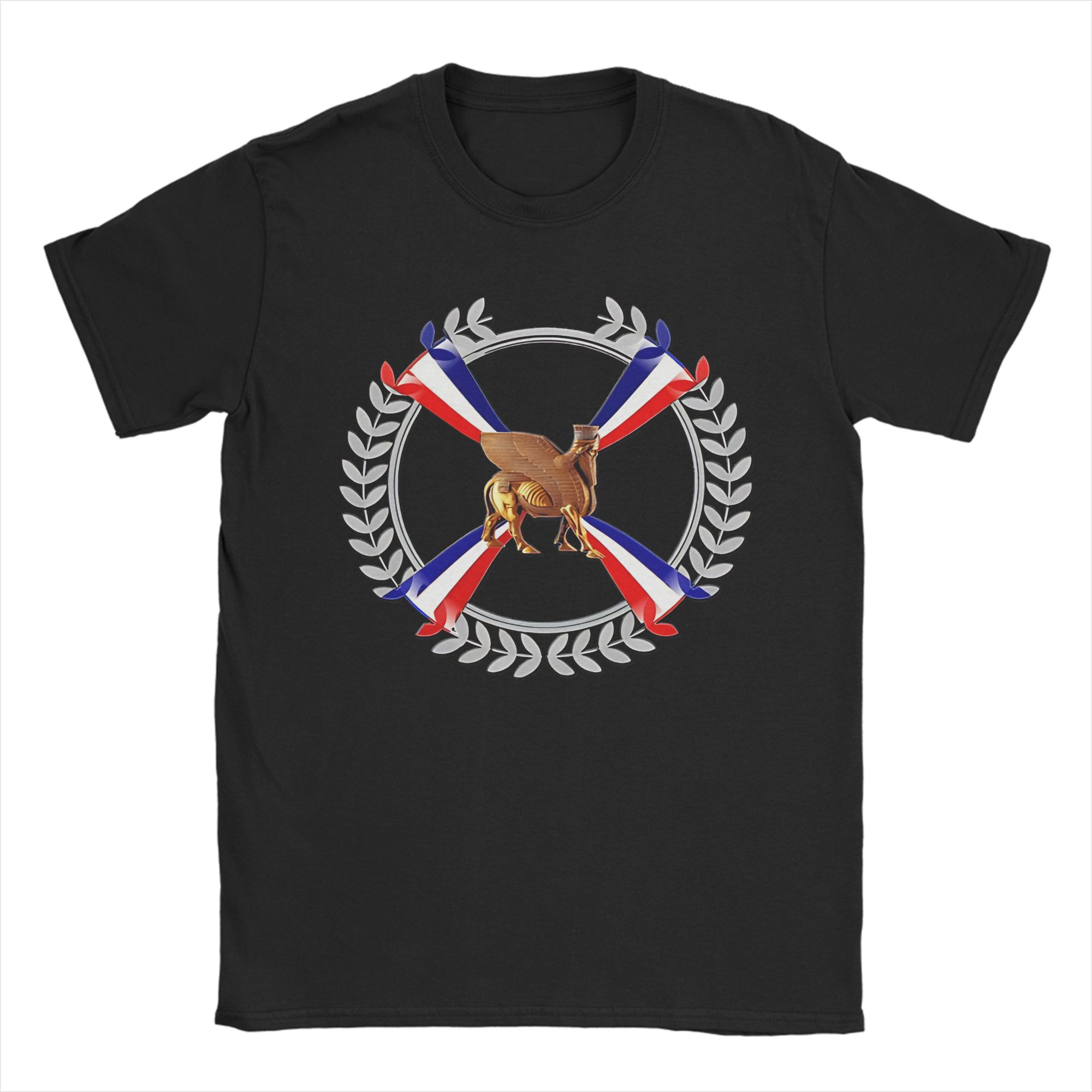 Assyrian Flag T Shirt Summer Cotton T Shirts For Men Popular Design Tee Shirt Short-Sleeve Streetwear Tops 5XL різнокольоровий
Assyrian Flag T Shirt Summer Cotton T Shirts For Men Popular Design Tee Shirt Short-Sleeve Streetwear Tops 5XL різнокольоровий