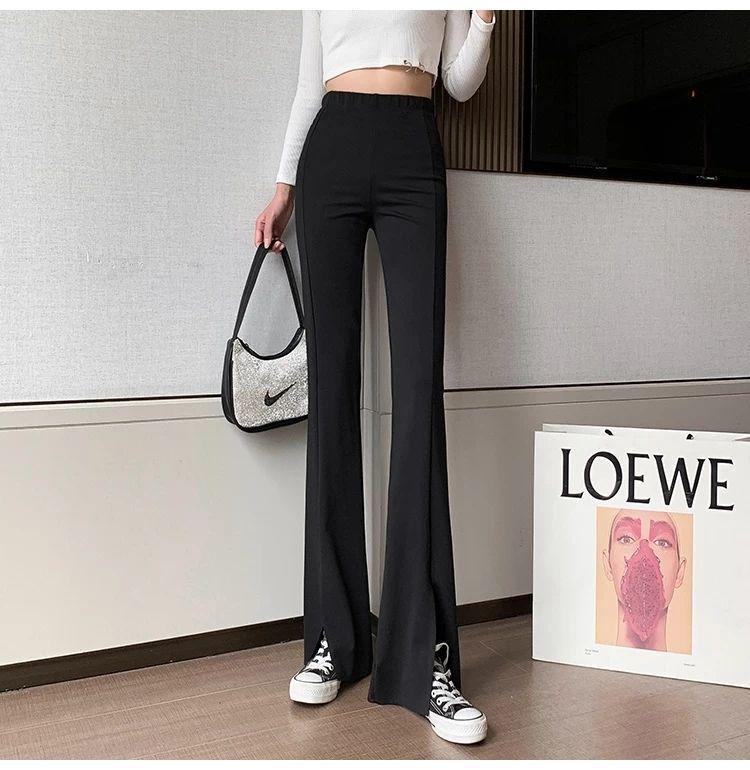 Облегающие расклешенные брюки из кружева с эффектом подтяжки бедер и разрезом - Женские укороченные повседневные S 80-95 cm
Облегающие расклешенные брюки из кружева с эффектом подтяжки бедер и разрезом - Женские укороченные повседневные S 80-95 cm