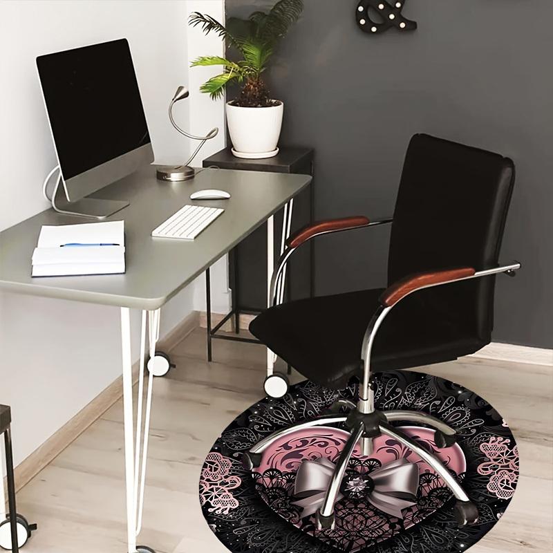 1pc Office Carpet Chair Mats Pink Heart with Bow on Black Lace Background Perfect for Decorating Office Chairss, Or Bedrooms.YDT518 80cm by 80cm
1pc Office Carpet Chair Mats Pink Heart with Bow on Black Lace Background Perfect for Decorating Office Chairss, Or Bedrooms.YDT518 80cm by 80cm
