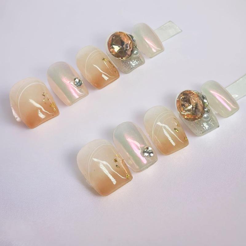 Maillard Fairy Iridescent Reusable Nail Stickers - Handmade Wearable Manicure Gradient Extra Short Ladder XS
Maillard Fairy Iridescent Reusable Nail Stickers - Handmade Wearable Manicure Gradient Extra Short Ladder XS