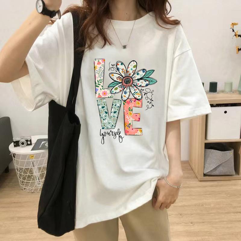 2025 purchasing designer feeling small daisy printing round neck spring new loose short-sleeved T-shirt women ins XXXXL сірий колір
2025 purchasing designer feeling small daisy printing round neck spring new loose short-sleeved T-shirt women ins XXXXL сірий колір