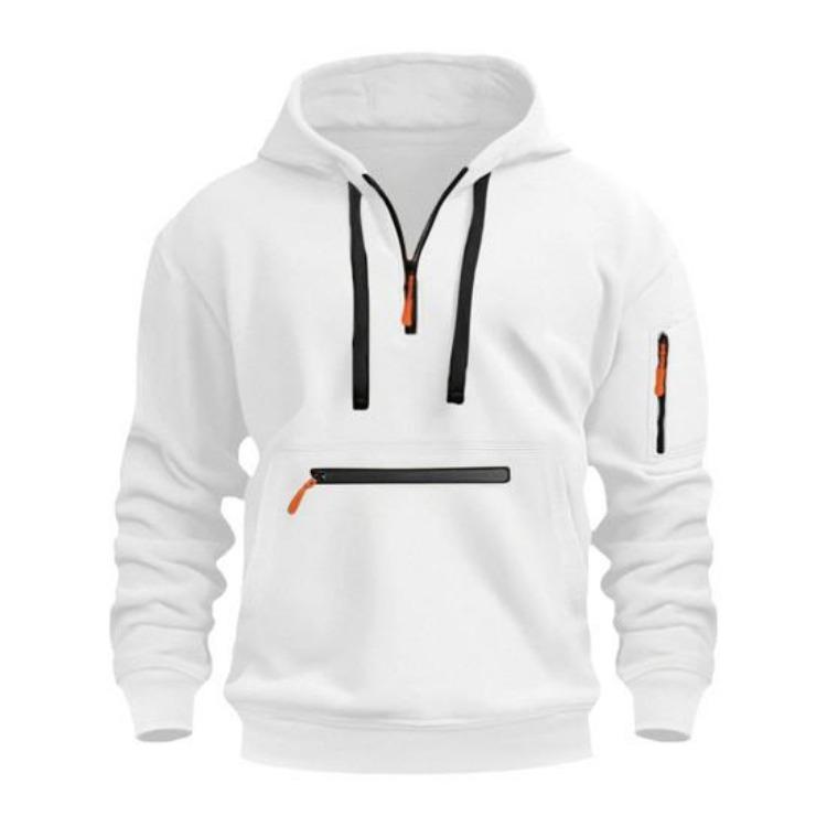 Winter Warm Men Hoodie Mid Length Pullover Zipper Decor Loose Elastic Cuff Drawstring Solid Color Top for Sport Daily Wear Hip Hop Fall XXXL білий
Winter Warm Men Hoodie Mid Length Pullover Zipper Decor Loose Elastic Cuff Drawstring Solid Color Top for Sport Daily Wear Hip Hop Fall XXXL білий