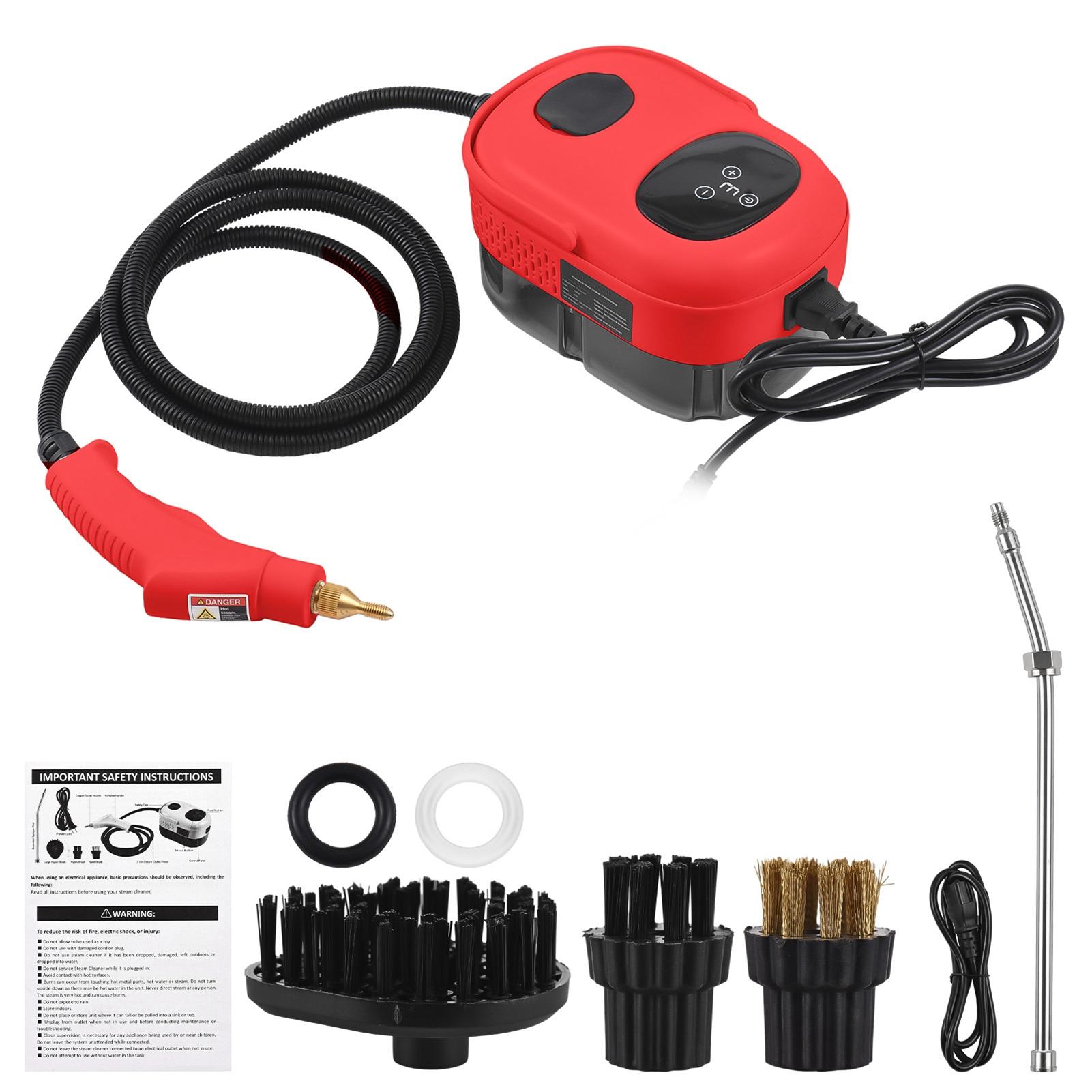 2500W High Pressure Steam Cleaner High Temperature Pressurized Steam Cleaning Machine 1100ml 3 Bar Portable Handheld Steam червоний
2500W High Pressure Steam Cleaner High Temperature Pressurized Steam Cleaning Machine 1100ml 3 Bar Portable Handheld Steam червоний