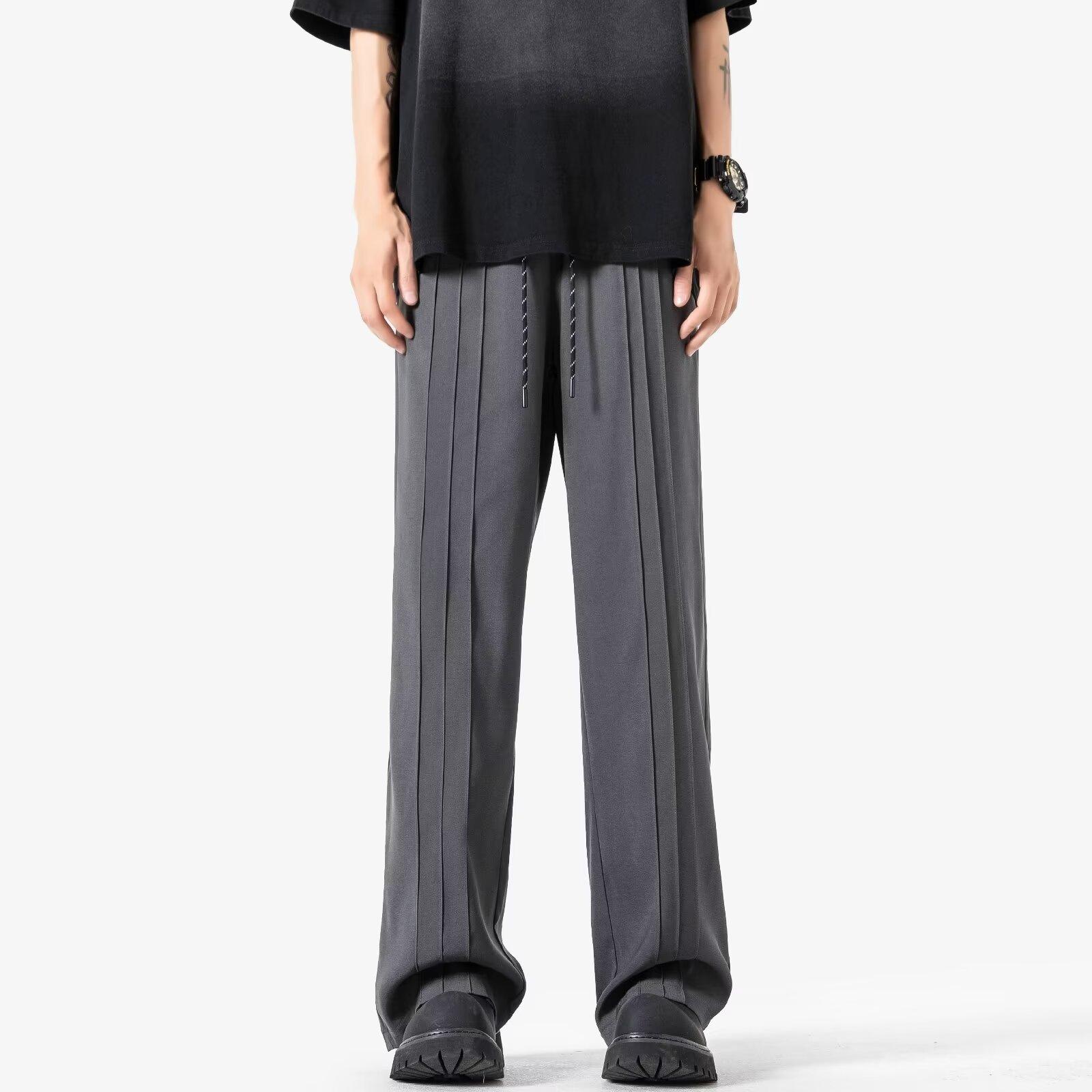 Повседневные брюки мужские летние японские ретро нишевые дизайнерские Sense High Street свободные широкие прямые костюмные брюки 3XL
Повседневные брюки мужские летние японские ретро нишевые дизайнерские Sense High Street свободные широкие прямые костюмные брюки 3XL