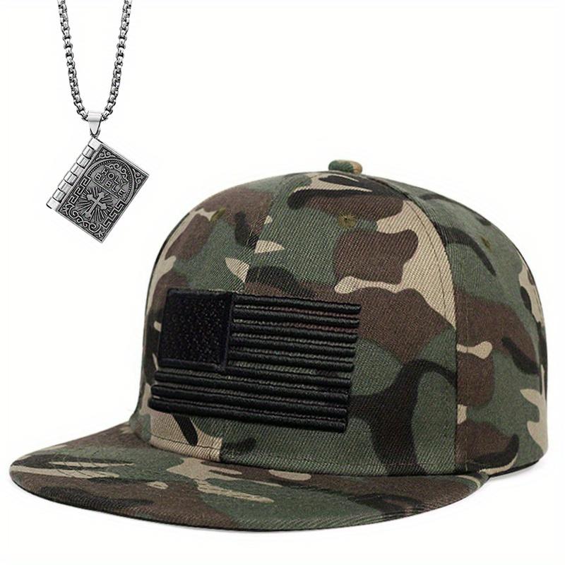 2pcs Men s Baseball Cap Necklace Set Fashion Embroidery Sunhat Flat Brim Hip Hop Hat Flip Book Pendant Necklace Mesh Red Sun Hat камуфляжний
2pcs Men s Baseball Cap Necklace Set Fashion Embroidery Sunhat Flat Brim Hip Hop Hat Flip Book Pendant Necklace Mesh Red Sun Hat камуфляжний