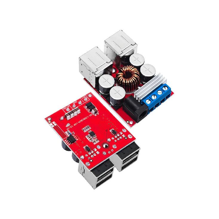 1PCS EGBO 8V-35V 5V 8A DC-DC Vehicle Charging Board Power Supply Depressurization Module 4 port USB Output mobile Charger 8v-35v turns 5V 8A
1PCS EGBO 8V-35V 5V 8A DC-DC Vehicle Charging Board Power Supply Depressurization Module 4 port USB Output mobile Charger 8v-35v turns 5V 8A