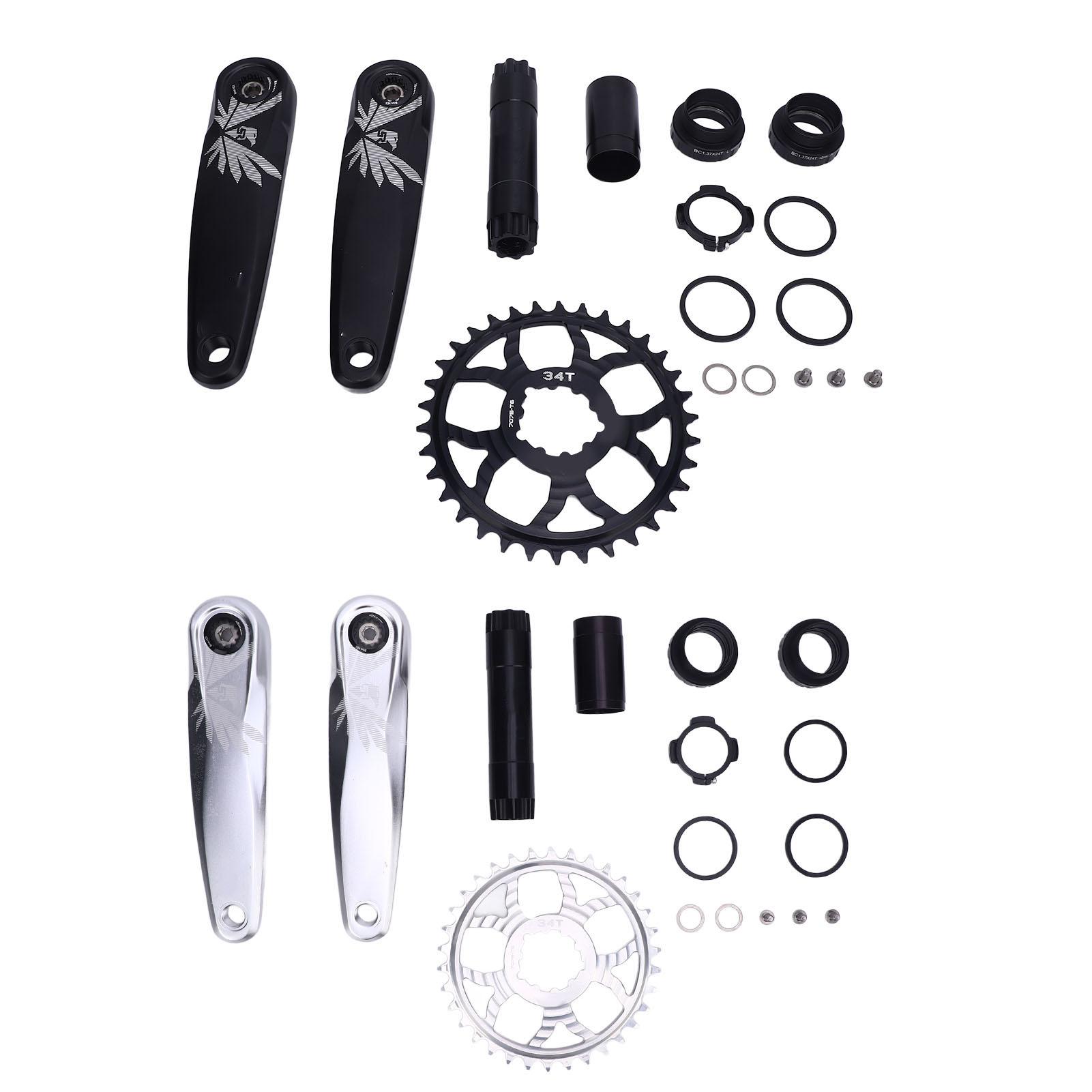 Bike Crank Arm Set Aluminum DUB Hollow Split Narrow Wide Chainring Crank Set for Mountain Bikes Silver
Bike Crank Arm Set Aluminum DUB Hollow Split Narrow Wide Chainring Crank Set for Mountain Bikes Silver