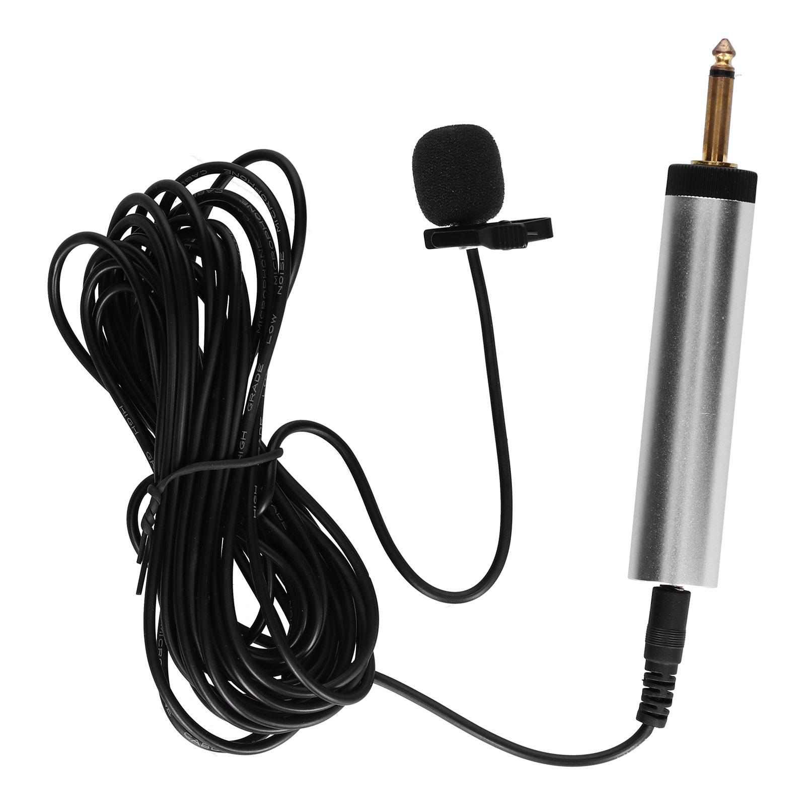 Professional Condenser Microphone Lavalier Lapel Mic Clipon Instrument Microphone for Guitar Sax Trumpet Violin Piano
Professional Condenser Microphone Lavalier Lapel Mic Clipon Instrument Microphone for Guitar Sax Trumpet Violin Piano