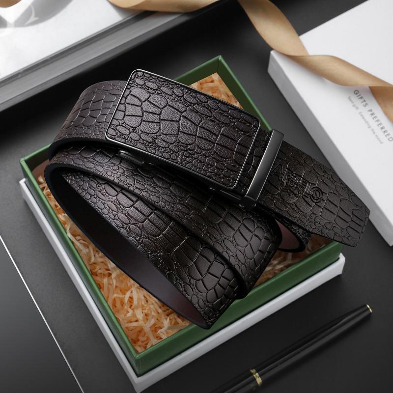 Mary Men s leather belt - automatic buckle, business casual belt for young men One size
Mary Men s leather belt - automatic buckle, business casual belt for young men One size