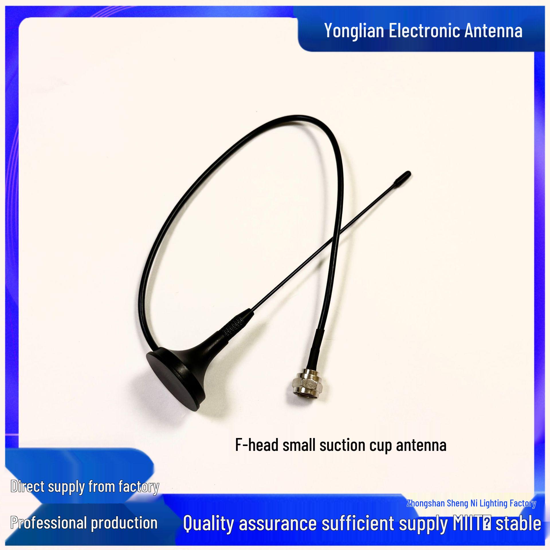 F-head Small Suction Cup Antenna with 30cm Rod, 12cm
F-head Small Suction Cup Antenna with 30cm Rod, 12cm